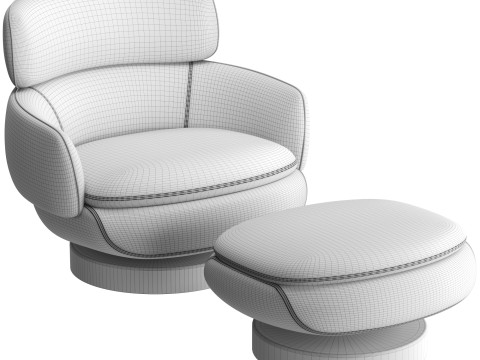 Vivienne Bergere Amchair 3D 모델