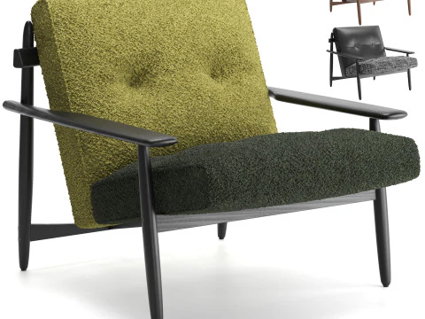 トリオアームチェア 3Dモデル