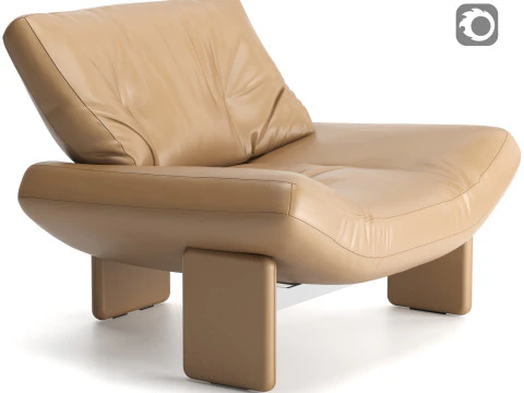 एम्मी आर्मचेयर 3D मॉडल