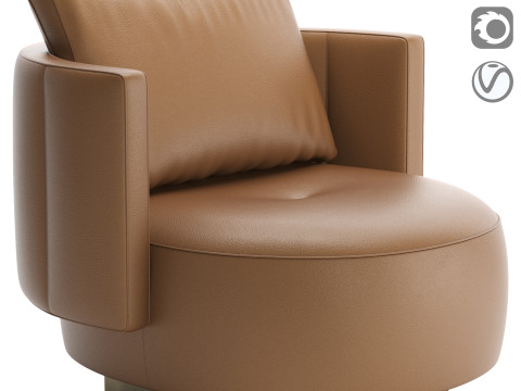 Torii Bold Large Armchair 3D Model