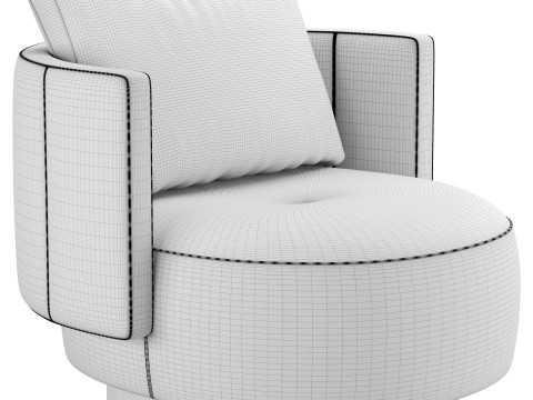Torii Bold Large Armchair 3D Model