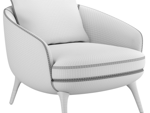 Raphael Armchair 3D मॉडल