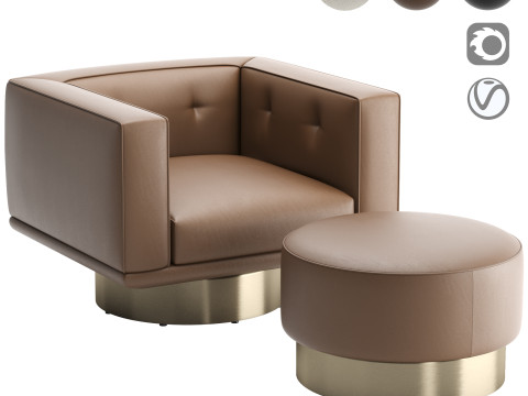 Sally Armchair 3D मॉडल