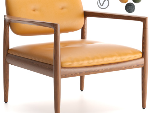 Yoko Armchair 3D 模型
