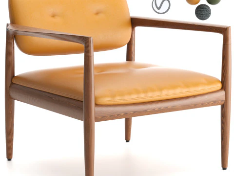 योको आर्मचेयर 3D मॉडल