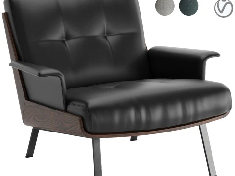 다이키 안락의자 3D 모델