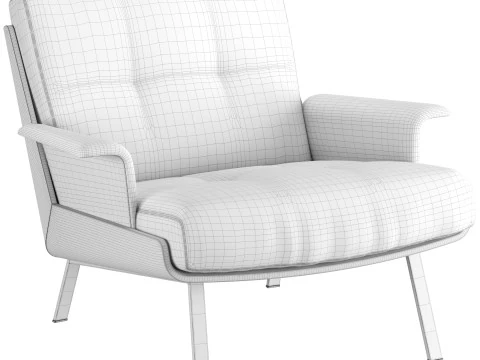 Fotel Daiki Model 3D