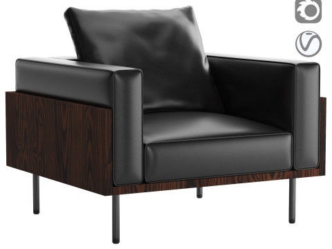 Brasilia Amchair Modelo 3D