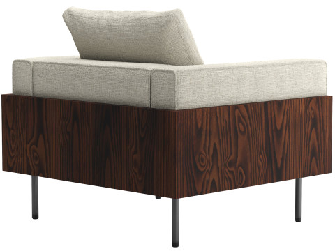 Brasilia Amchair 3D Model