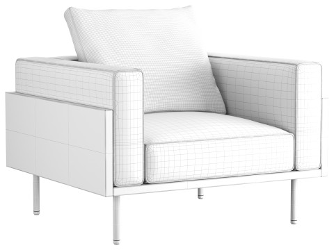 Brasilia Amchair 3D Model