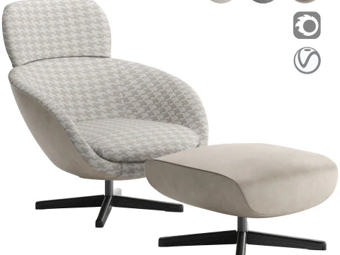 रसेल आर्मचेयर 3D मॉडल