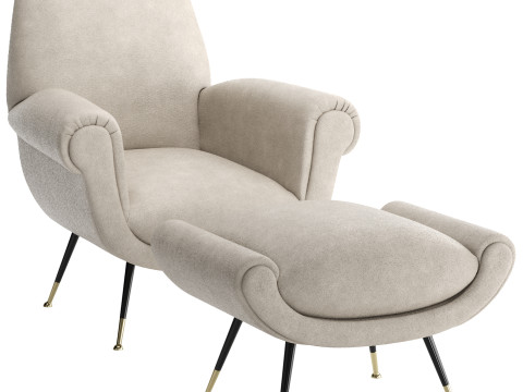 Albert Ile Amchair 3D Model