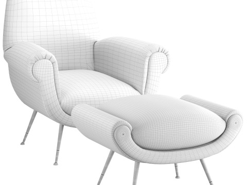 Albert Ile Amchair 3D Model