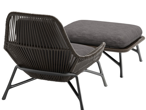 Prince Cord Indoor Amchair 3D Model