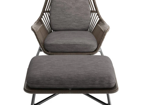 Prince Cord Indoor Amchair 3D Model