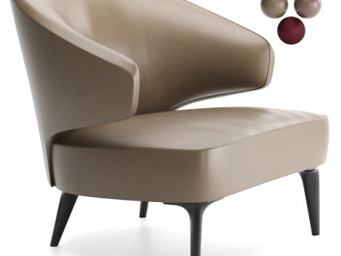 애스턴 안락 의자 3D 모델