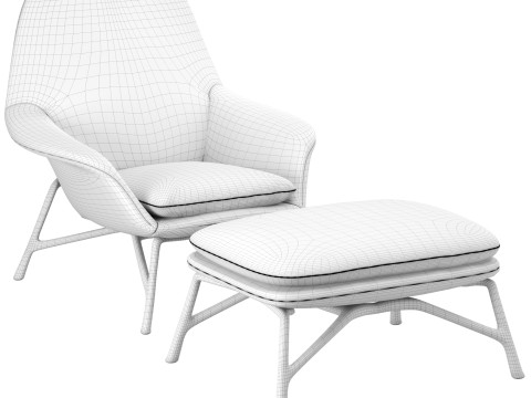 Prince Armchair 3D 模型