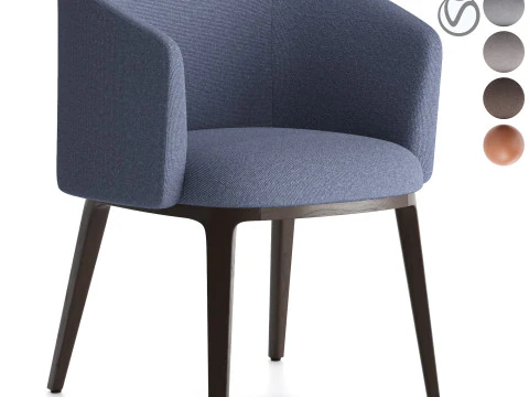 Event V1 with armrest chair 3D Model