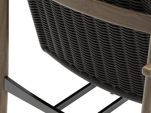 Trio Outdoor Dining Chair 3D 模型