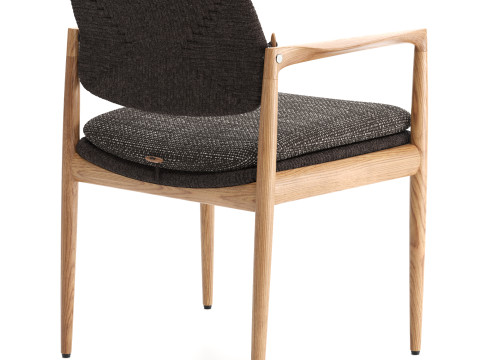 Yoko Cord Outdoor Dining Chair 3D Модель