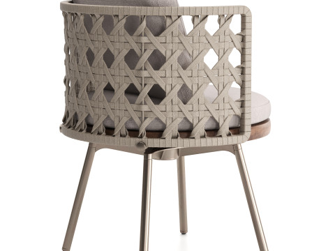 Torii Nest Outdoor Dining Chair Modèle 3D