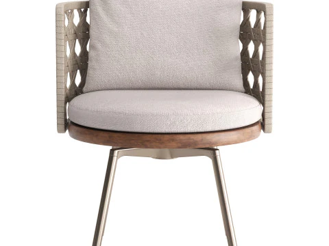 Torii Nest Outdoor Dining Chair 3D Model