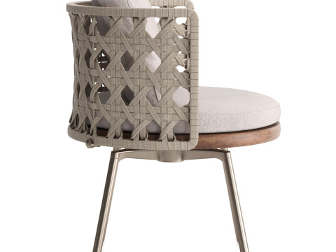 Torii Nest Outdoor Dining Chair Modèle 3D
