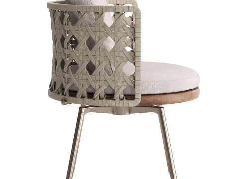 Torii Nest Outdoor Dining Chair 3D Model