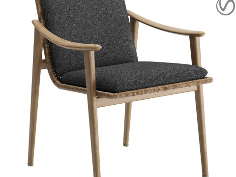 Sedia da esterno Fynn Modello 3D