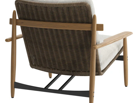Trio Outdoor Armchair 3D Model