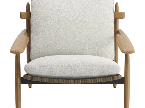 Trio Outdoor Armchair 3D Model