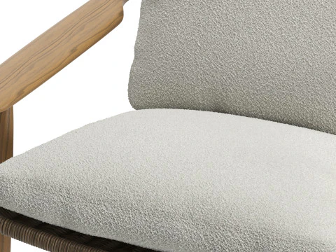 Trio Outdoor Armchair 3D Model
