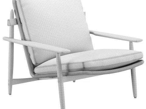 Trio Outdoor Armchair 3D Model