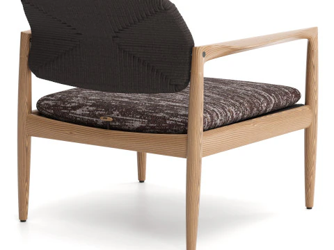 Yoko Cord Outdoor Armchair 3D Model