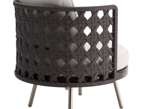 Torii Nest Outdoor Armchair 3D Model