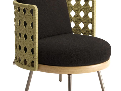 Torii Nest Outdoor Armchair 3D Model