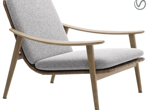 Fynn Outdoor Armchair 3D Model