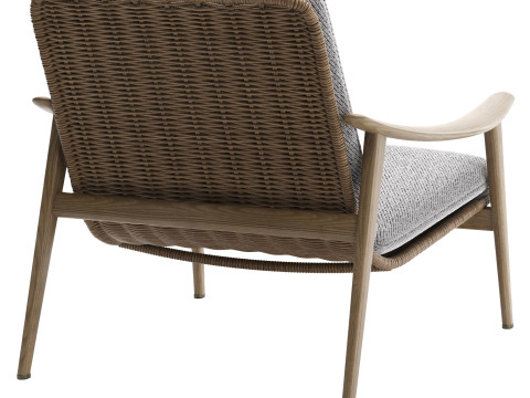 Fynn Outdoor Armchair 3D Model