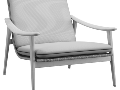 Fynn Outdoor Armchair 3D Model
