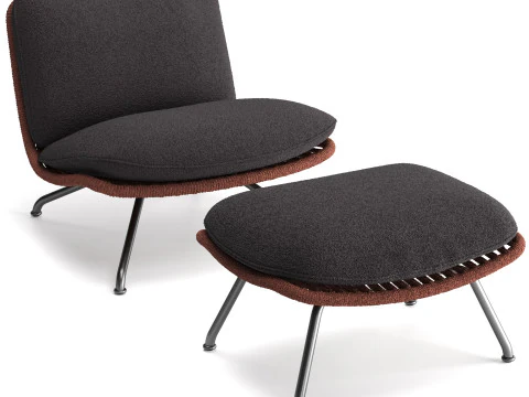 Pattie Cord Outdoor Armchair 3D Model