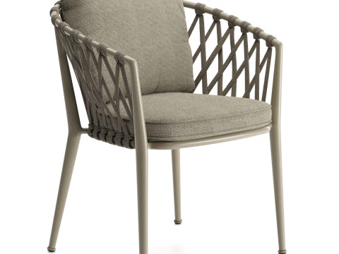 Erica Outdoor Chair 3D Model