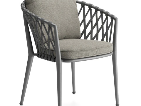 Erica Outdoor Chair 3D Model