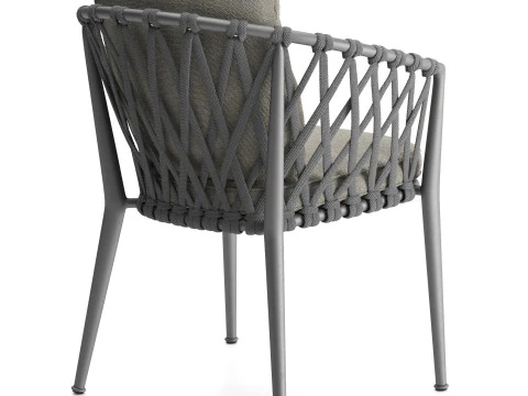 Erica Outdoor Chair 3D Model