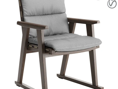 Chaise de salle &agrave; manger d'ext&eacute;rieur Gio Modèle 3D