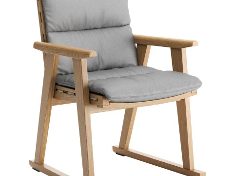Gio Outdoor Dining Chair 3D Model