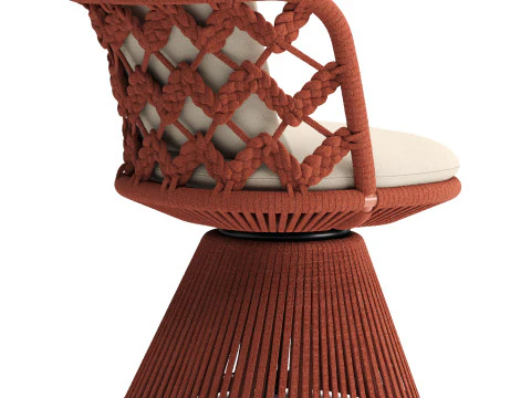 Flair O Outdoor Chair 3D Model