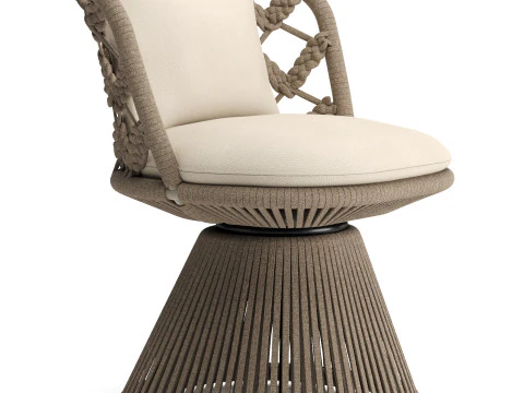 Flair O Outdoor Chair 3D Model