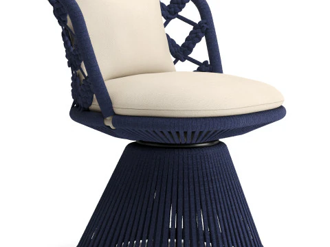 Flair O Outdoor Chair 3D Model