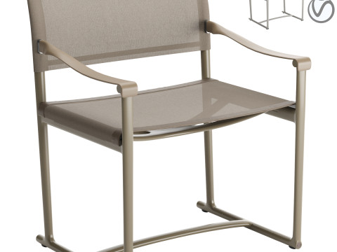 ミルト アウトドアチェア v2 3Dモデル