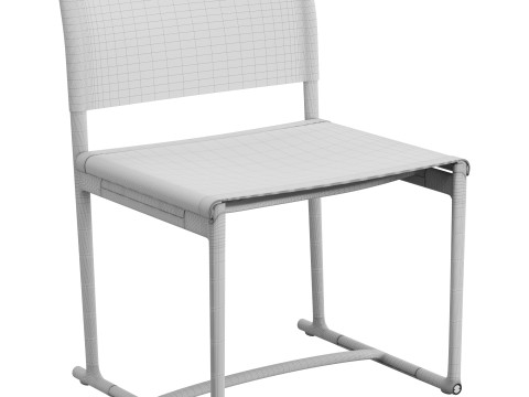 Mirto Outdoor Chair without Armrest 3D Model
